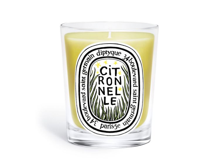 Bougie des citronnelles (Citronela)
