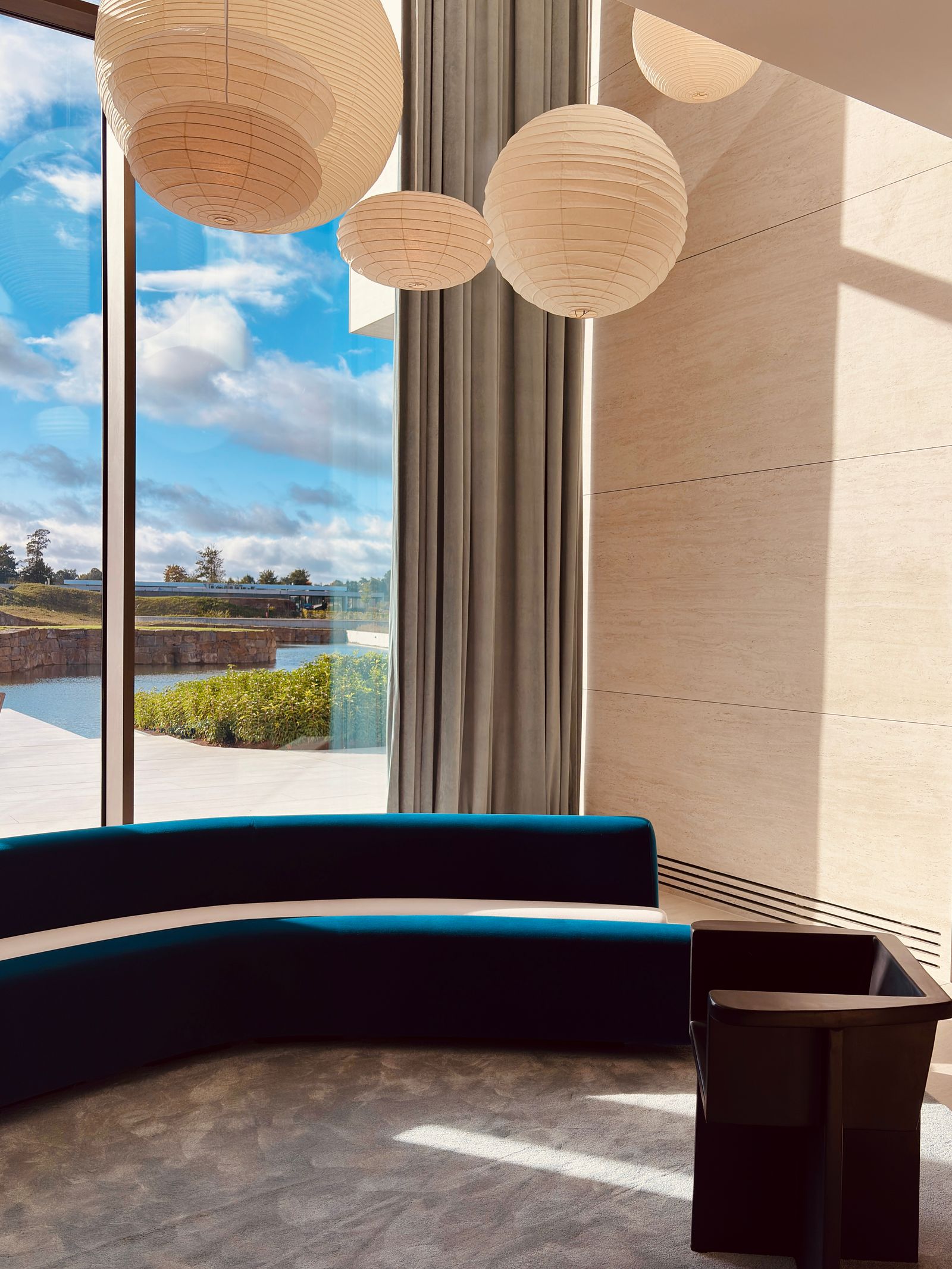 Le hall conçu par Olivier Dwek