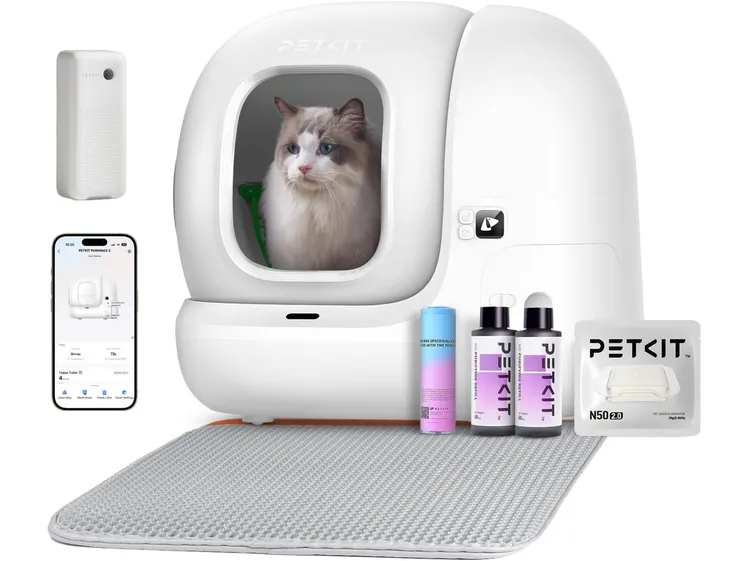 Bac à litière autonettoyant Petkit, disponible sur Amazon