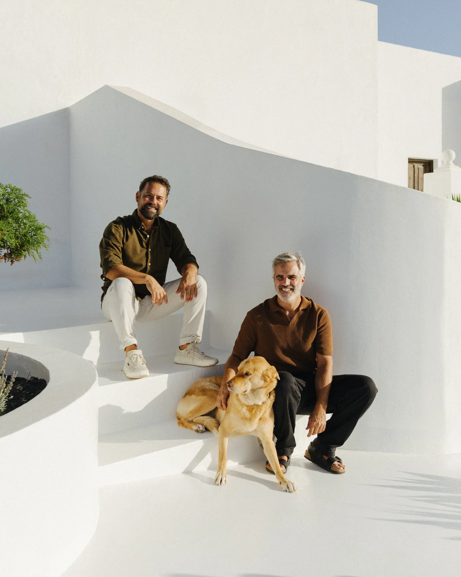 Sam et Raúl propriétaires de Ca'Mur