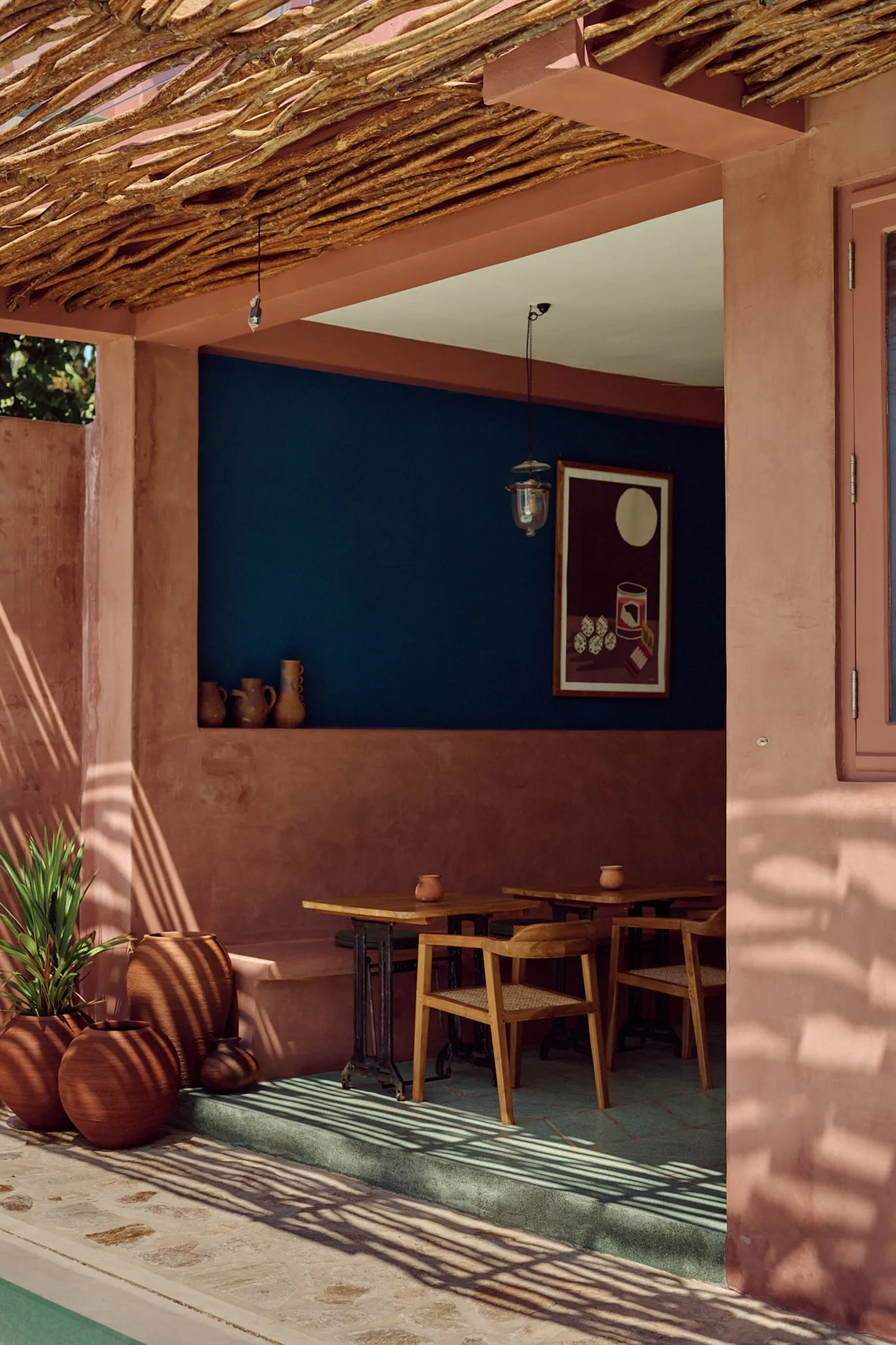 Le restaurant de l’hôtel The Find au Sri Lanka