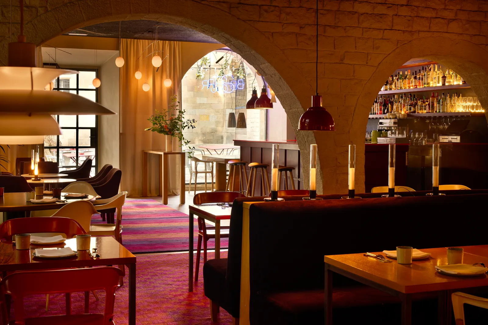 au restaurant