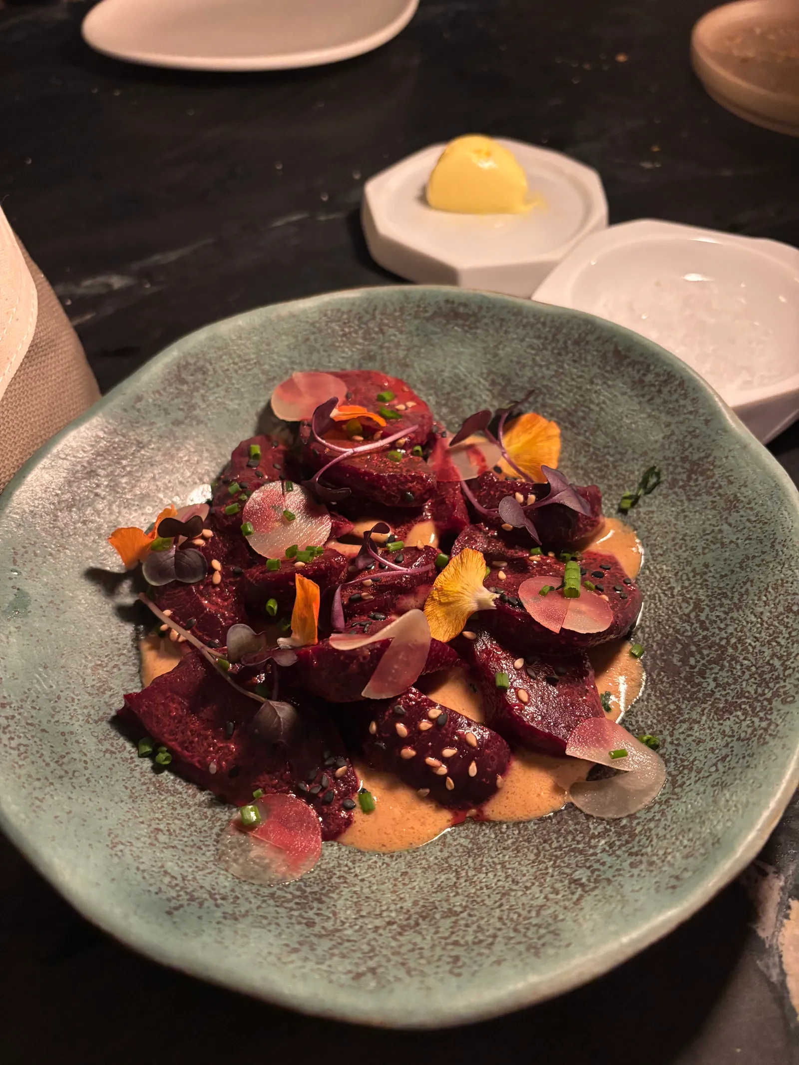 Salade de betteraves rôties