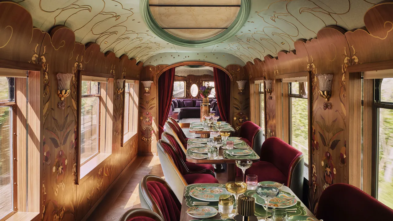 Baz Luhrmann : on a les photos du wagon qu'il a conçu pour Belmond