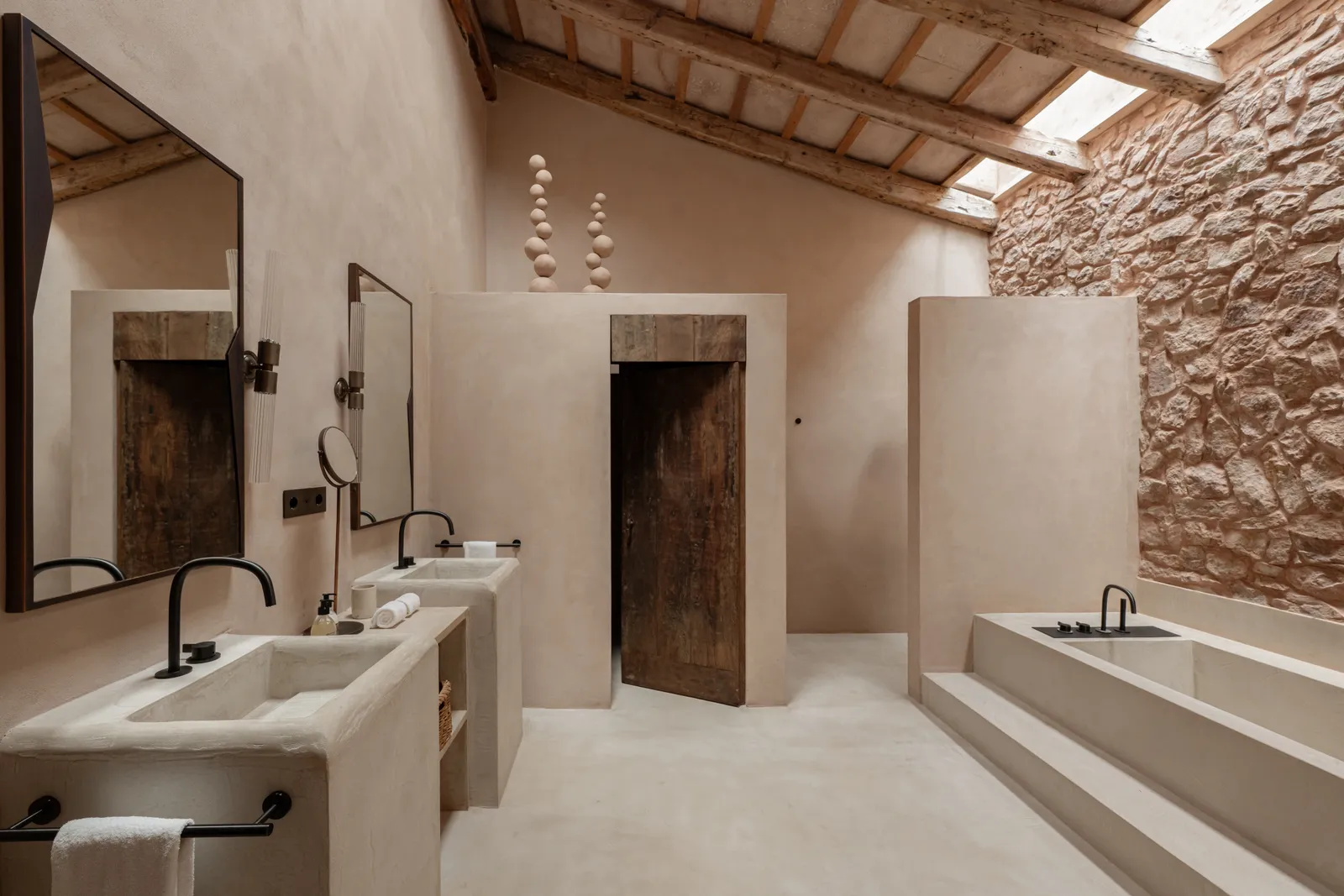 Salle de bain de la suite jardin