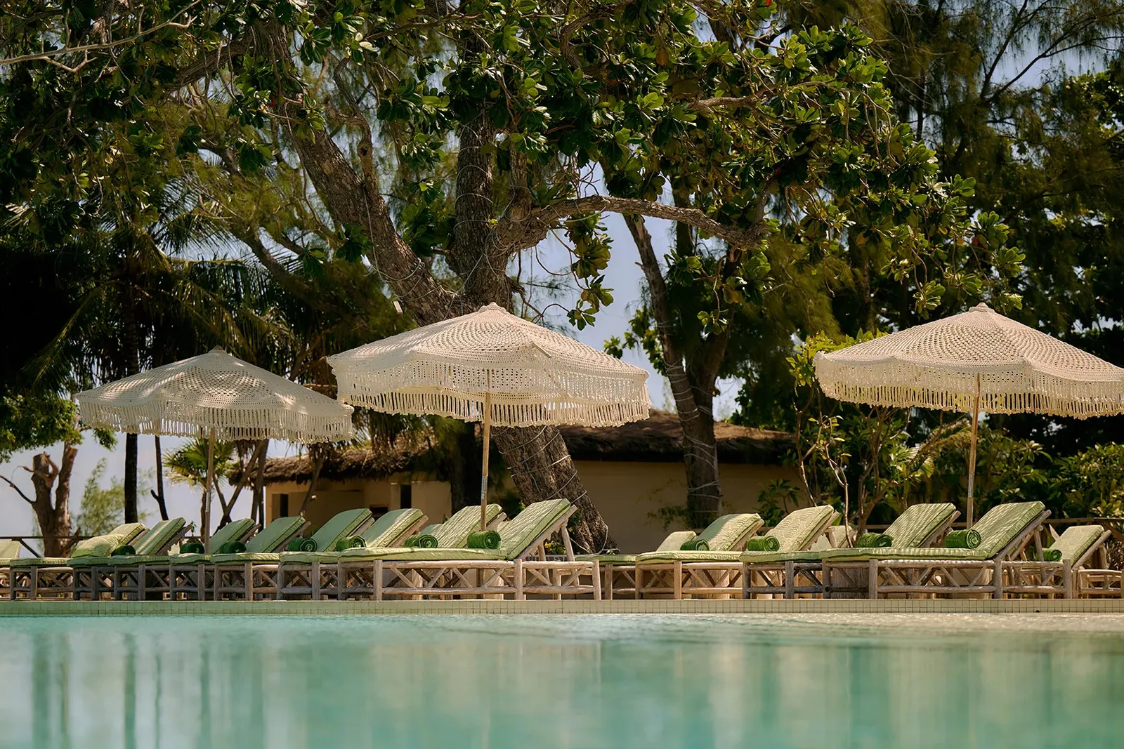 Guess Beach Club sur l'île de Bawe à Zanzibar