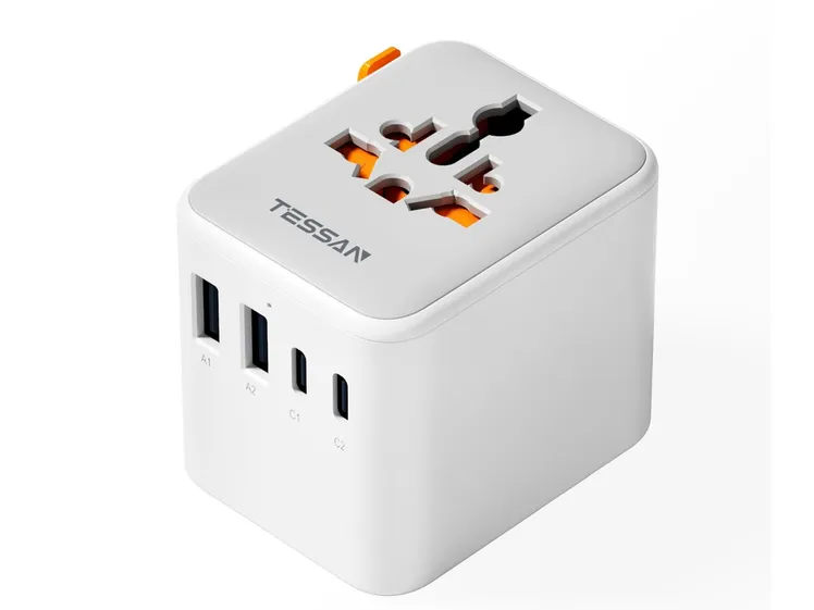 Adaptateur secteur international Tessan, sur Amazon