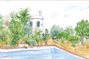 Une maison portugaise : la douce, durellienne et ex-libris Évora de Ximena Maier