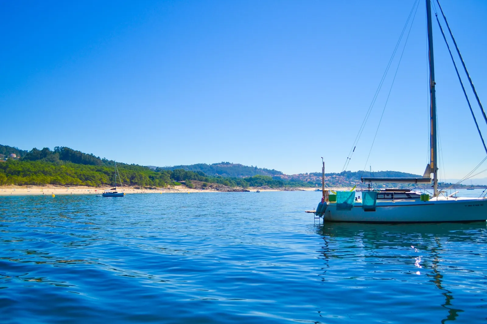 Parc National Maritime-Terrestre des Îles Atlantiques. Pontevedra. Galice.