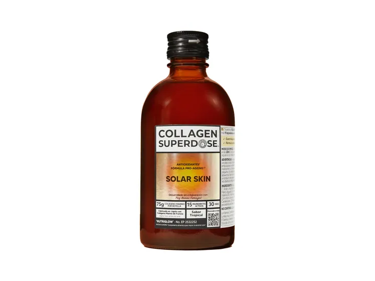 Peau solaire superdose de collagène