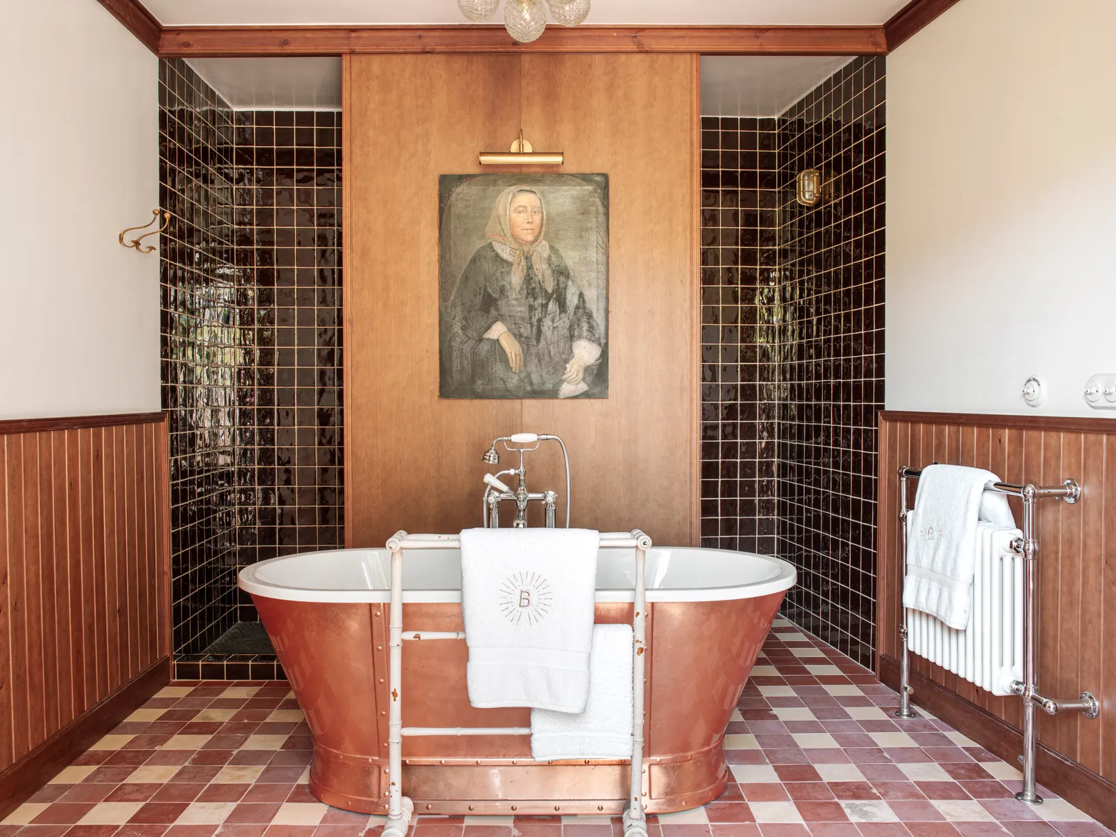 Baignoire vue de la suite Valentina.