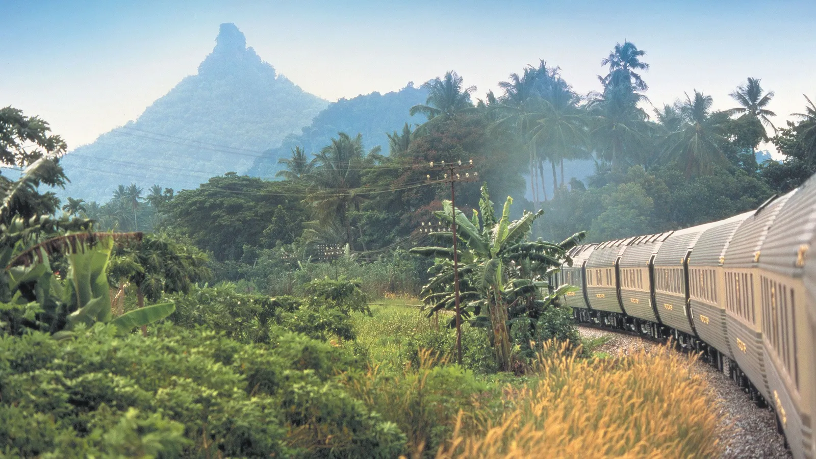 Belmond Eastern Oriental Express au milieu de la végétation tropicale