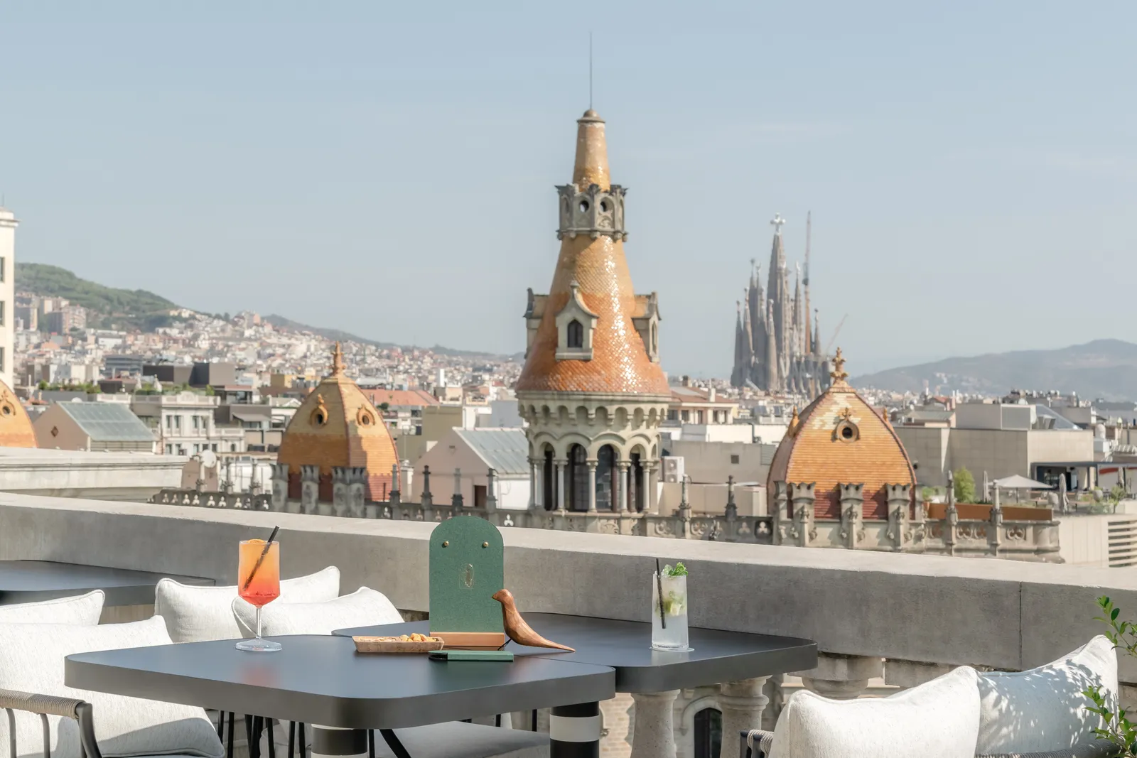 Vues de la Sagrada Familia depuis La Pajarera