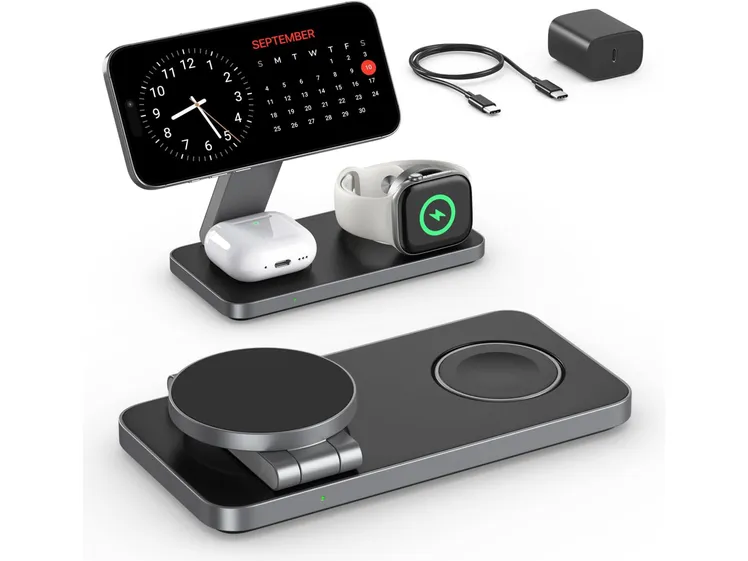 Station de recharge pliable 3 en 1, Amazon